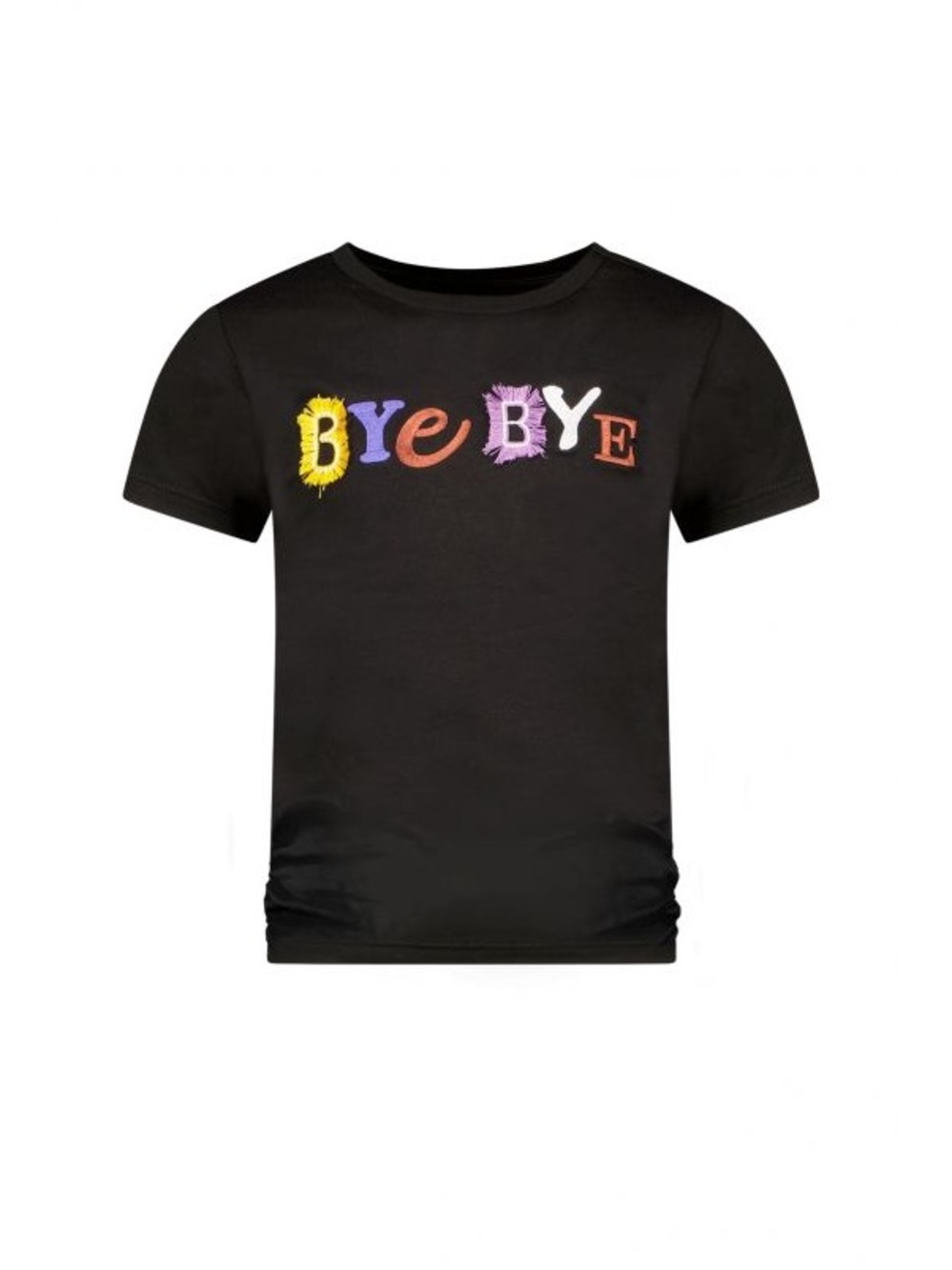 Kids Black 'Bye Bye' Graphic Tee